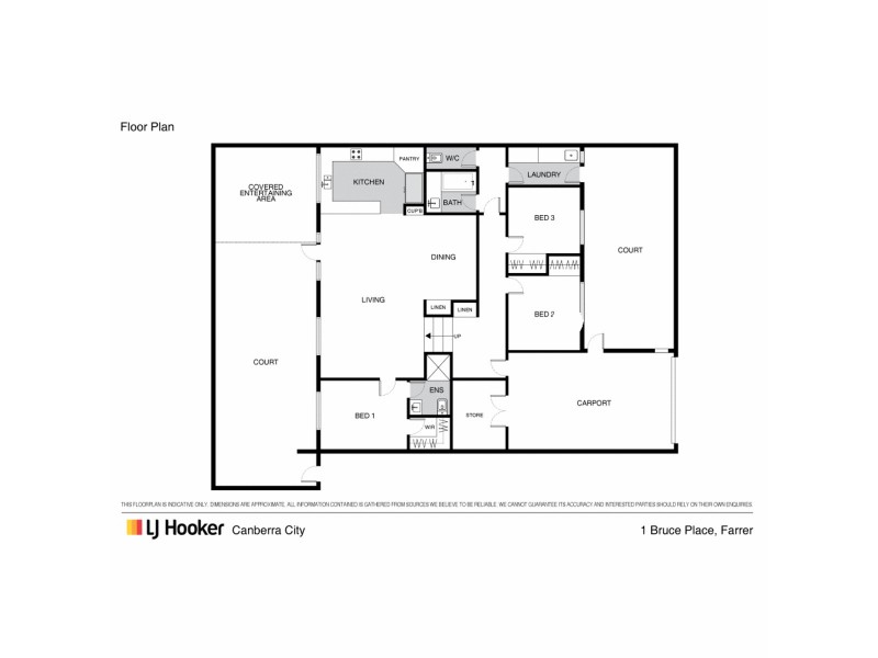 1 Bruce Place, Farrer ACT 2607 Floorplan