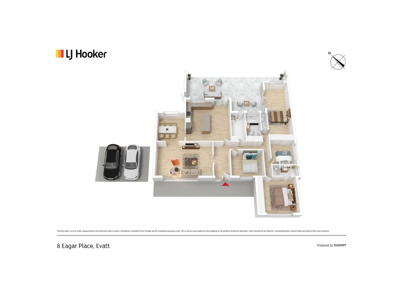 8 Eagar Place, Evatt ACT 2617 Floorplan