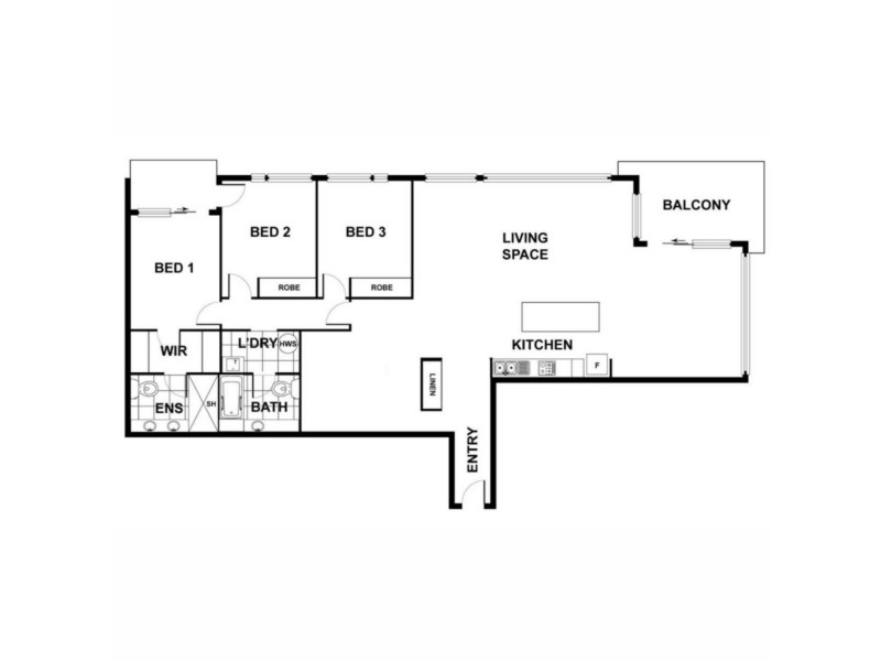 80/2 Edinburgh Avenue, City ACT 2601 Floorplan