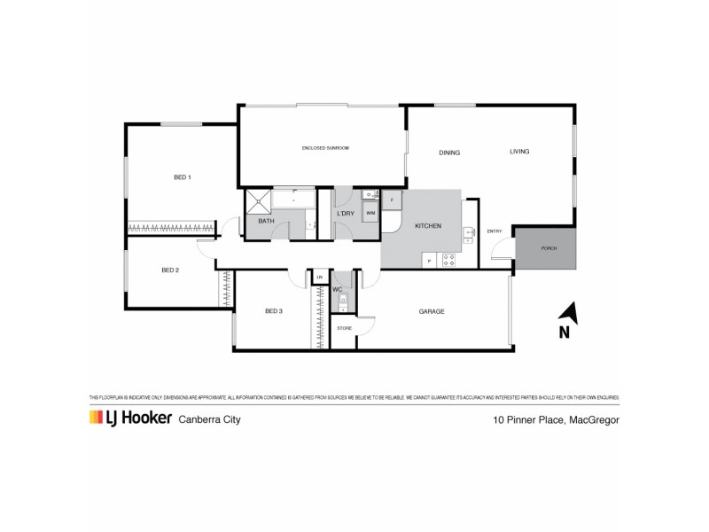 10 Pinner Place, Macgregor ACT 2615 Floorplan