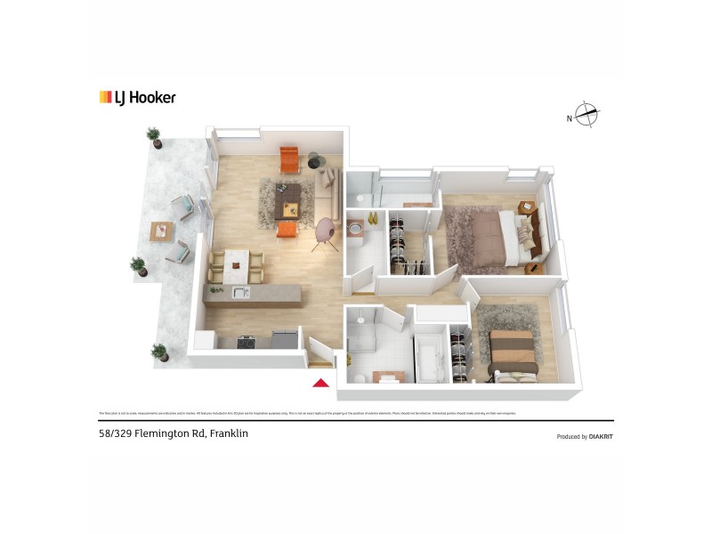 58/329 Flemington Road, Franklin ACT 2913 Floorplan