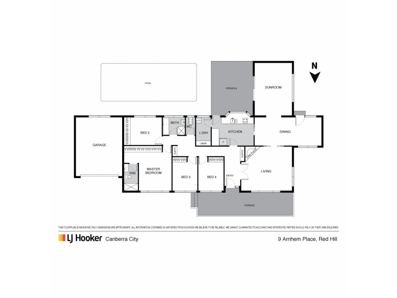 9 Arnhem Place, Red Hill ACT 2603 Floorplan