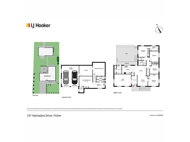 197 Namatjira Drive, Fisher ACT 2611 Floorplan