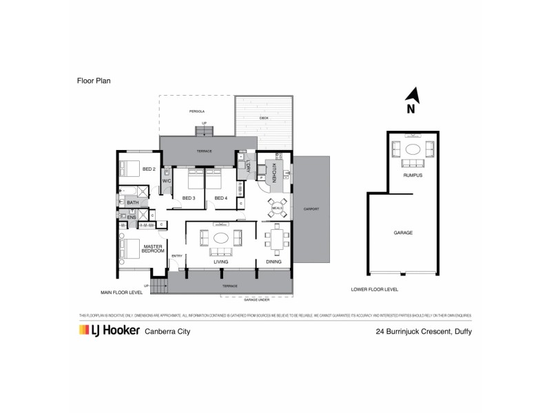 24 Burrinjuck Crescent, Duffy ACT 2611 Floorplan
