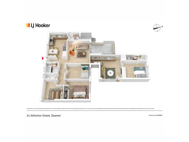 24 Atherton Street, Downer ACT 2602 Floorplan