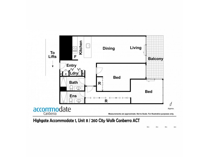 6/260 City Walk, City ACT 2601 Floorplan