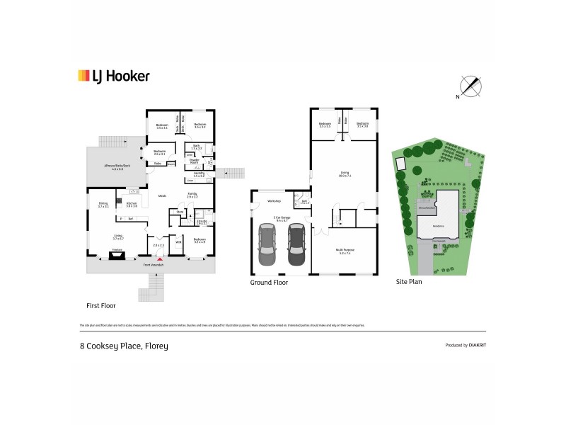 8 Cooksey Place, Florey ACT 2615 Floorplan