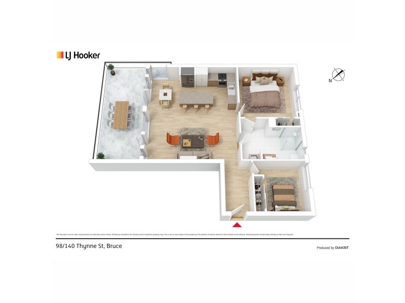 98/140 Thynne Street, Bruce ACT 2617 Floorplan