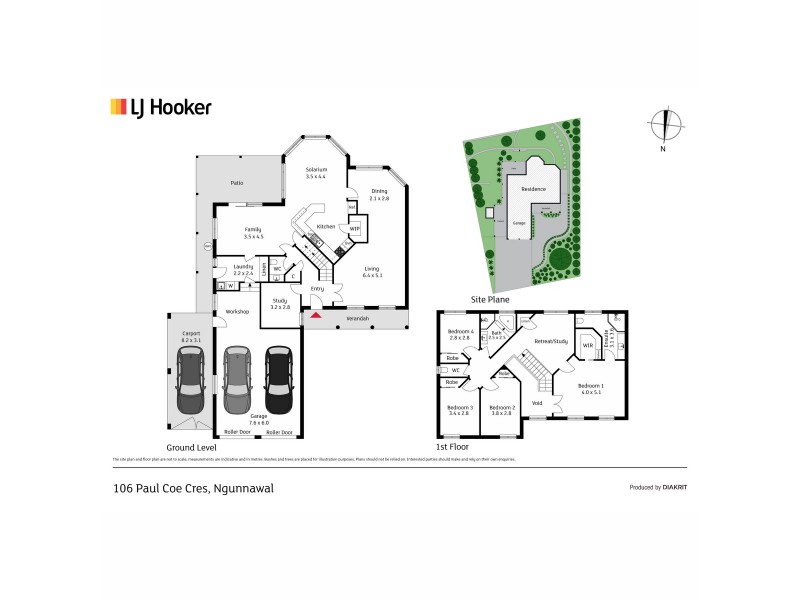 106 Paul Coe Crescent, Ngunnawal ACT 2913 Floorplan