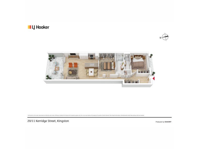 20/11 Kerridge Street, Kingston ACT 2604 Floorplan