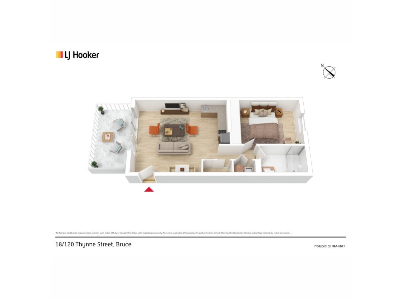 18/120 Thynne Street, Bruce ACT 2617 Floorplan
