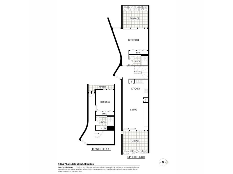 507/27 Lonsdale Street, Braddon ACT 2612 Floorplan