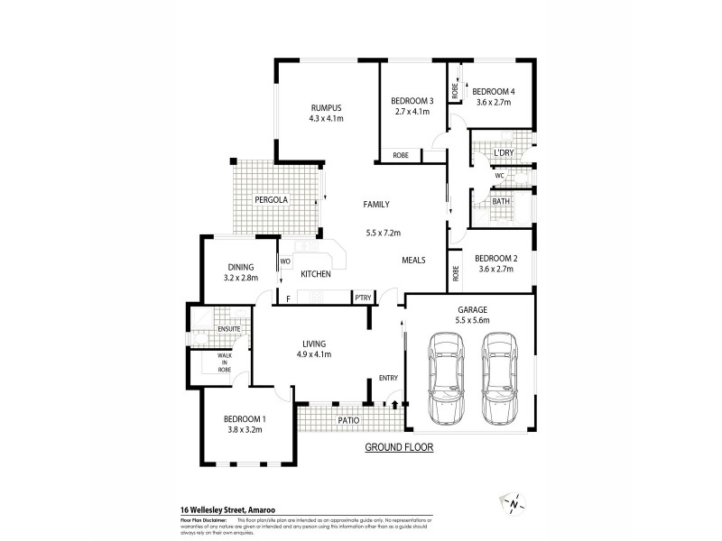 16 Wellesley Street, Amaroo ACT 2914 Floorplan