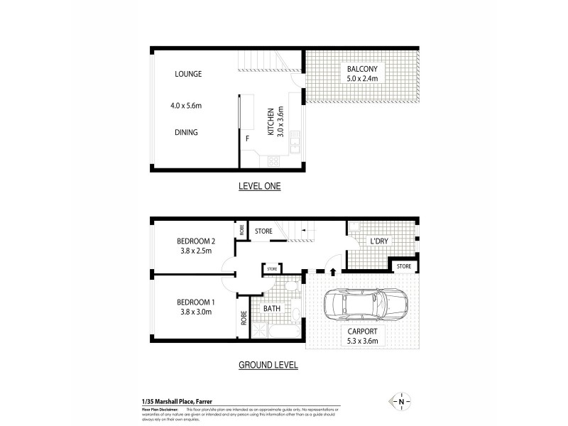 1/35 Marshall Street, Farrer ACT 2607 Floorplan