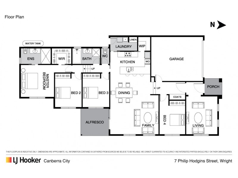 7 Philip Hodgins Street, Wright NSW 2611 Floorplan