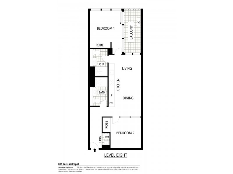 805/1 Cooyong Street, Reid ACT 2612 Floorplan