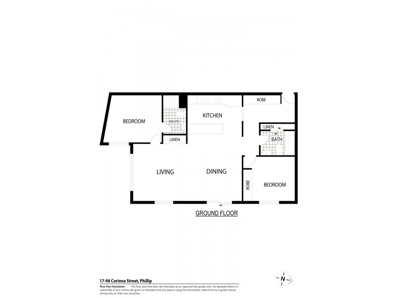 17/98-100 Corinna Street, Phillip ACT 2606 Floorplan