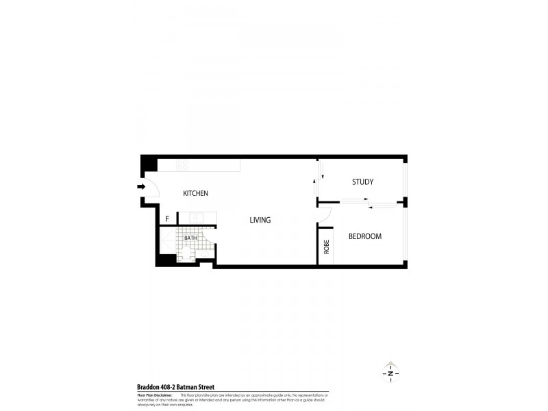 408/2 Batman, Braddon ACT 2612 Floorplan