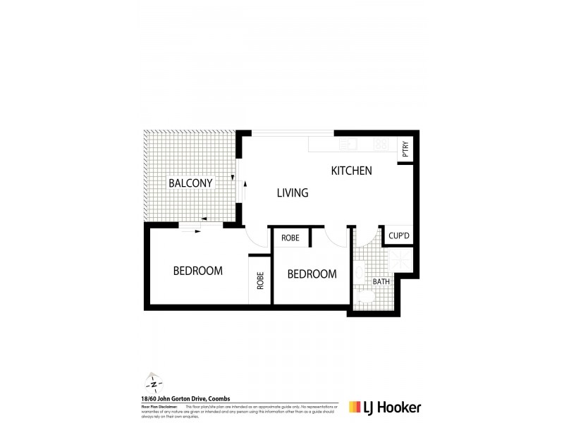 18/60 John Gorton Drive, Coombs NSW 2611 Floorplan