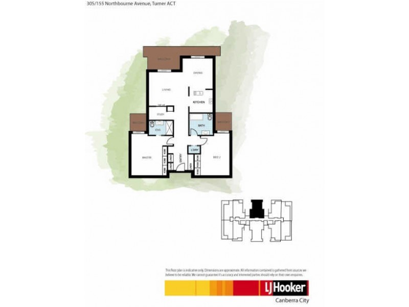 305 ‘Space’/155 Northbourne avenue, Turner ACT 2612
