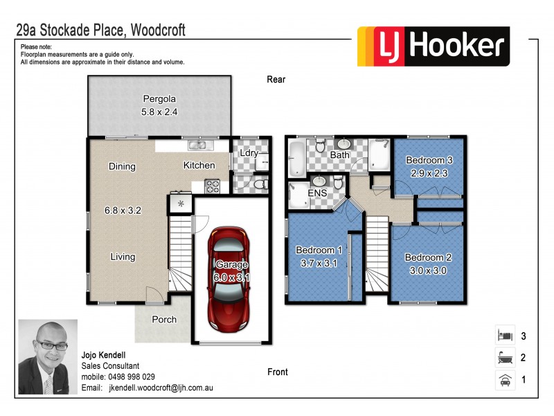 29A Stockade Place, Woodcroft NSW 2767 Floorplan