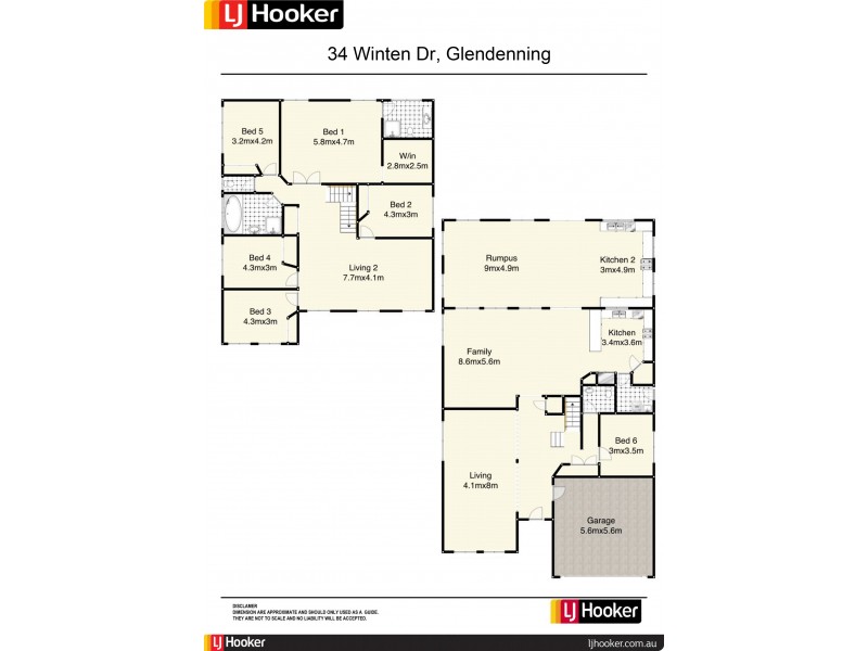 34 Winten Drive, Glendenning NSW 2761 Floorplan
