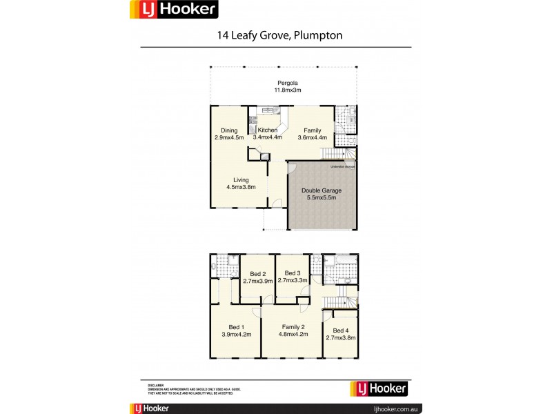 14 Leafy  Grove, Plumpton NSW 2761 Floorplan