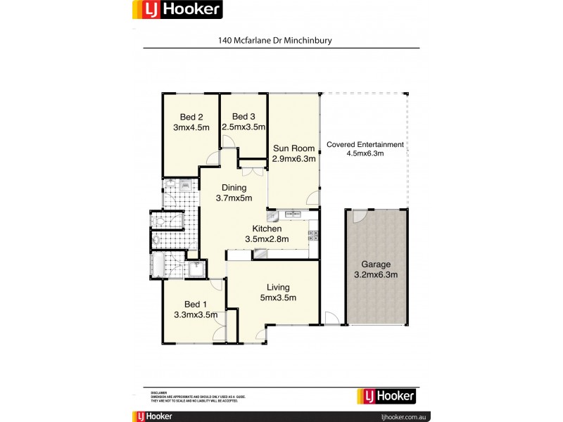 140 McFarlane Drive, Minchinbury NSW 2770 Floorplan