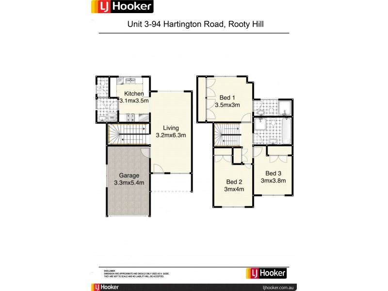 3/94 Hartington Street, Rooty Hill NSW 2766 Floorplan