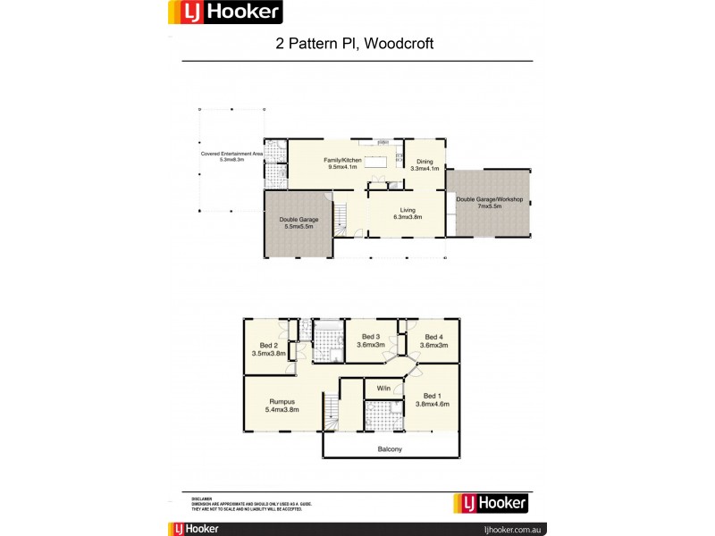2 Pattern Place, Woodcroft NSW 2767 Floorplan