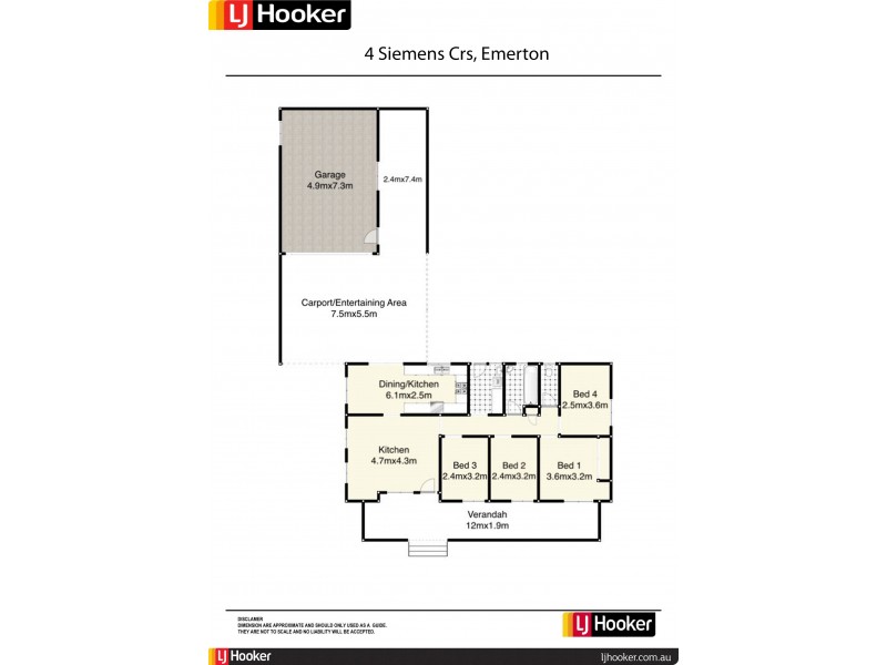 4 Siemens Crescent, Emerton NSW 2770 Floorplan