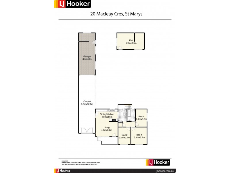 20 Macleay Crescent, St Marys NSW 2760 Floorplan