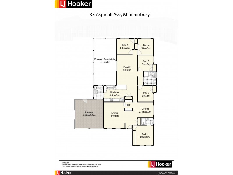 33 Aspinall Avenue, Minchinbury NSW 2770 Floorplan