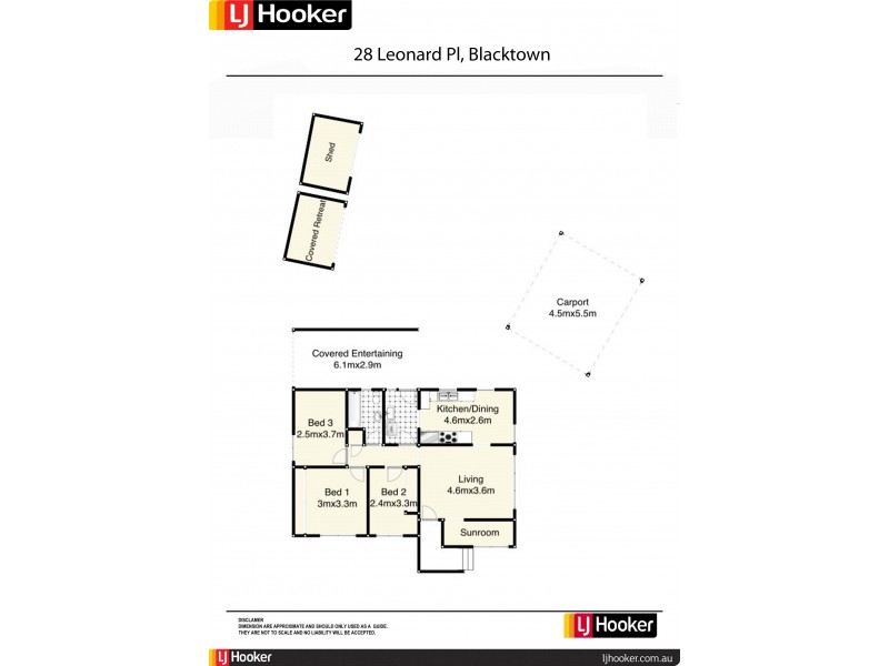 28 Leonard Street, Blacktown NSW 2148 Floorplan