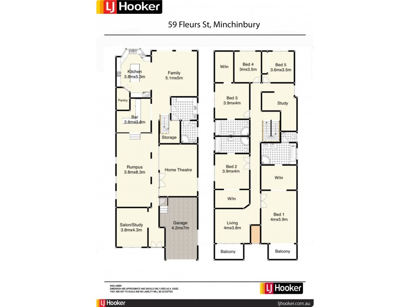 59 Fleurs Street, Minchinbury NSW 2770 Floorplan