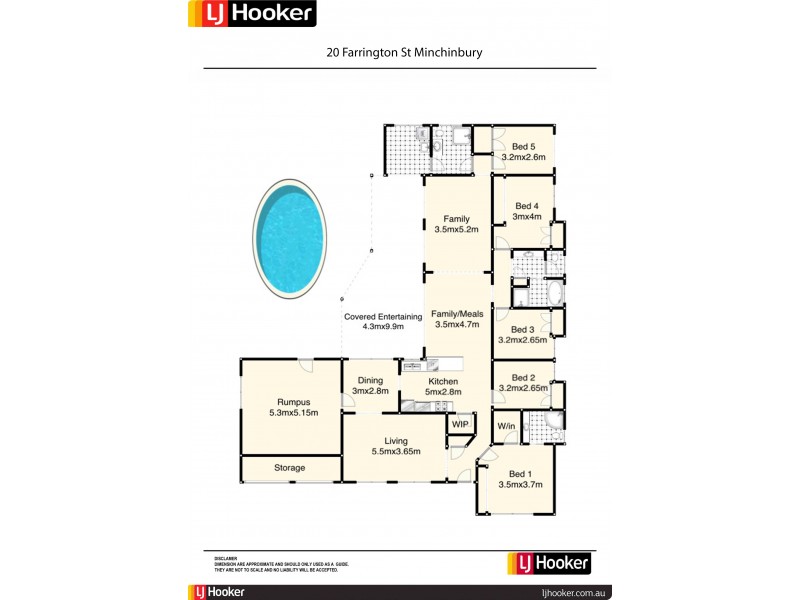 20 Farrington Street, Minchinbury NSW 2770 Floorplan