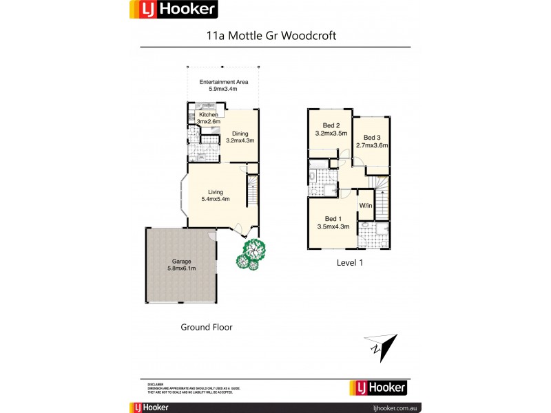 11a Mottle Grove, Woodcroft NSW 2767 Floorplan