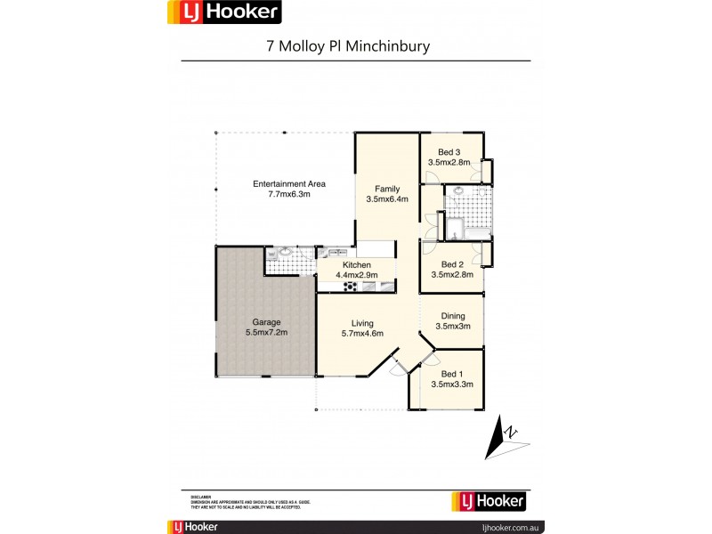 7 Molloy Place, Minchinbury NSW 2770 Floorplan