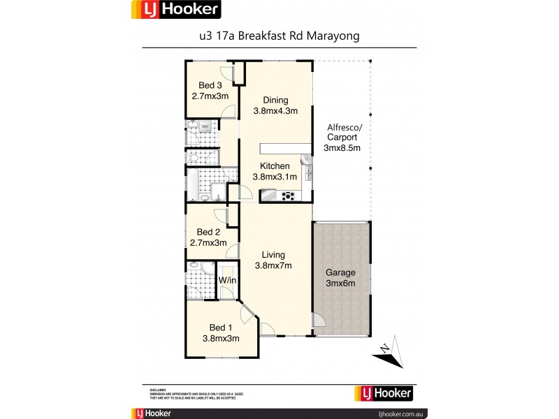 Lot 3/17A Breakfast Road, Marayong NSW 2148 Floorplan