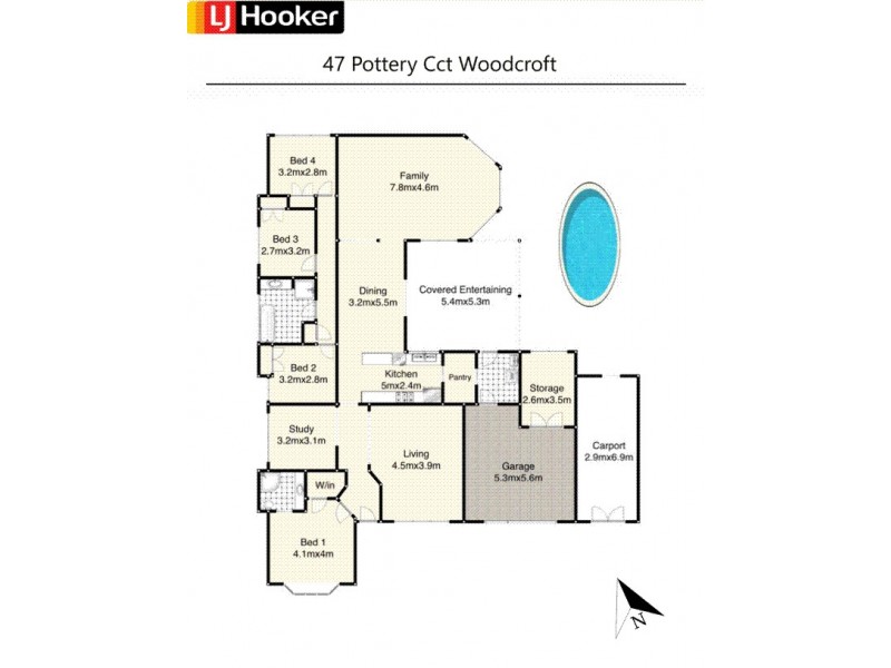 47 Pottery Circuit, Woodcroft NSW 2767 Floorplan
