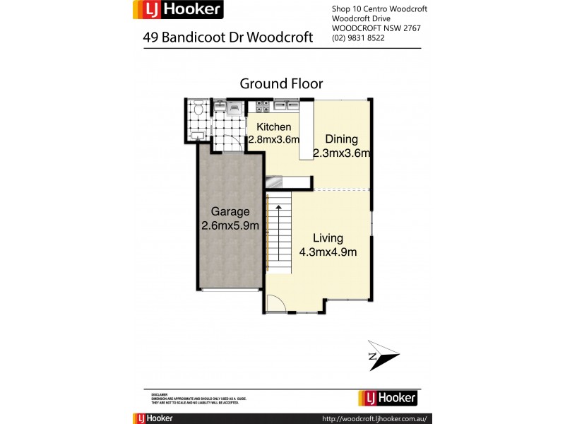 49 Bandicoot Drive, Woodcroft NSW 2767 Floorplan