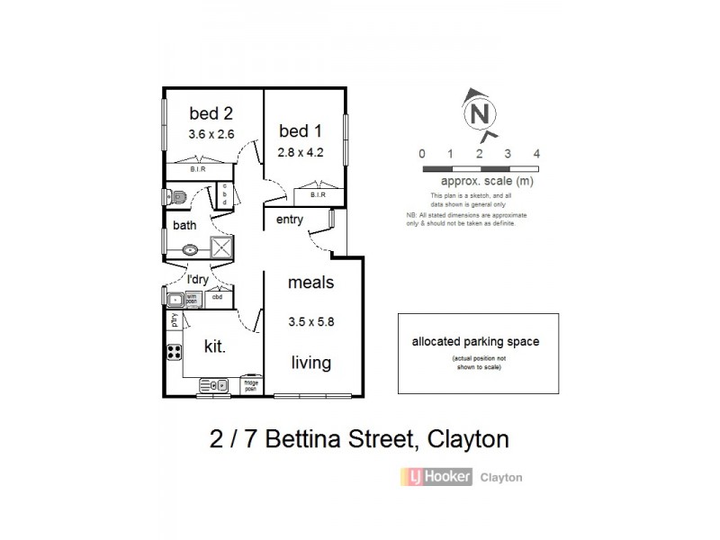 2/7 Bettina Street, Clayton VIC 3168 Floorplan