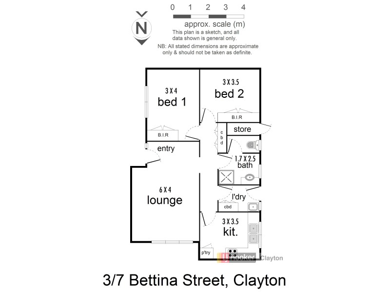 3/7 Bettina Street, Clayton VIC 3168 Floorplan