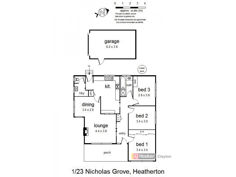 1/23 Nicholas Grove, Heatherton VIC 3202 Floorplan