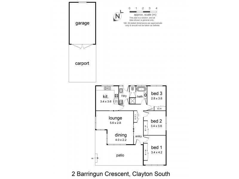 2 Barringun Crescent, Clayton South VIC 3169 Floorplan