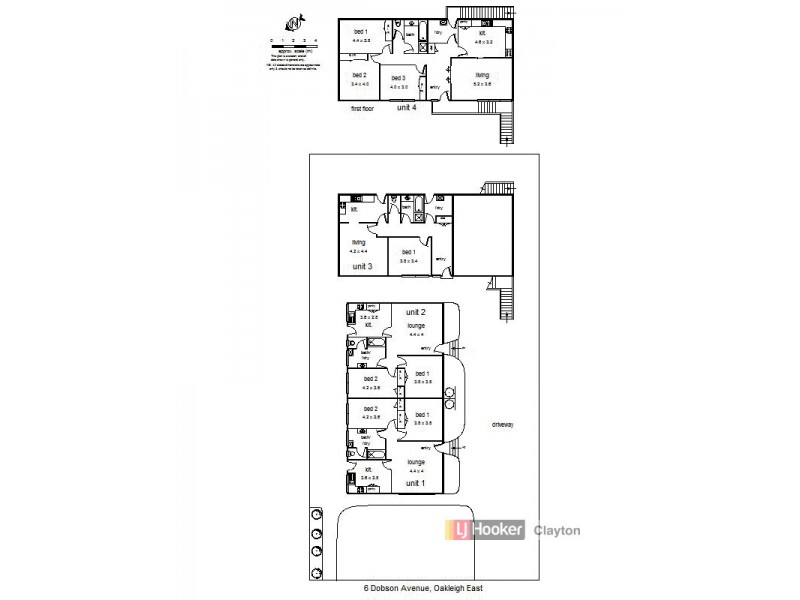 1-4/6 Dobson Avenue, Oakleigh East VIC 3166 Floorplan
