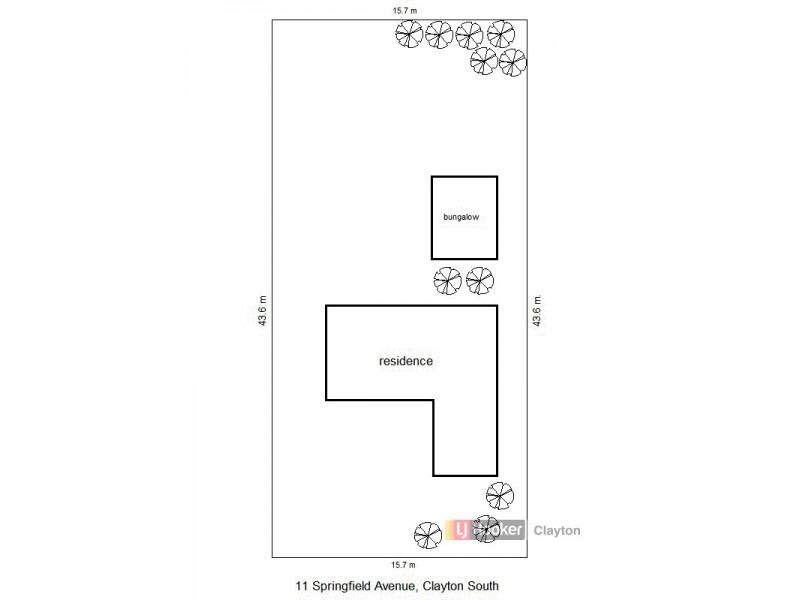 11 Springfield Avenue, Clayton South VIC 3169 Floorplan