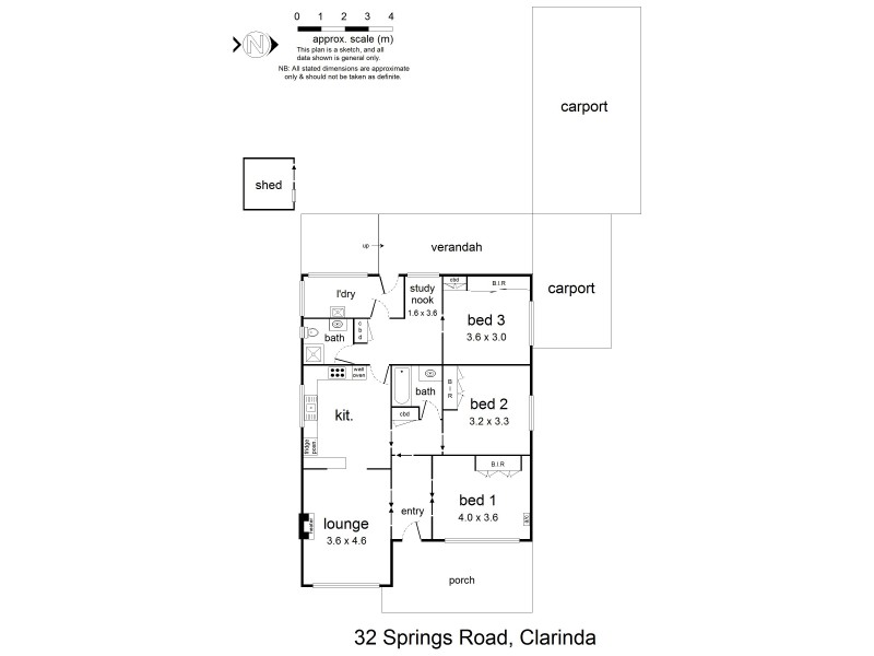 32 Springs Road, Clarinda VIC 3169 Floorplan