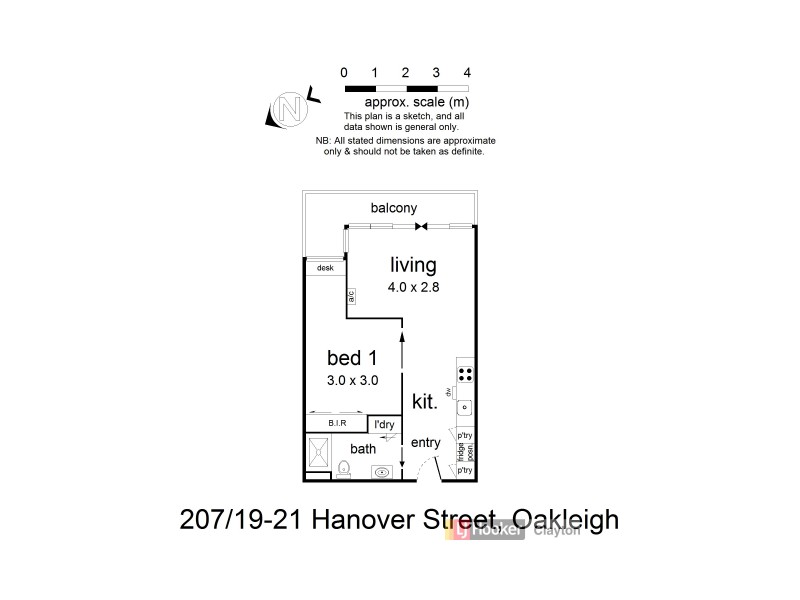 207/19-21 Hanover Street, Oakleigh VIC 3166 Floorplan