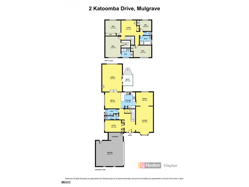 2 Katoomba Drive, Mulgrave VIC 3170 Floorplan